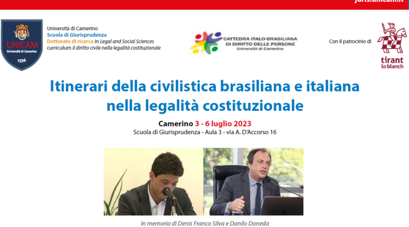 ITINERARI DELLA CIVILISTA BRASILIANA E ITALIANA NELLA LEGALIÀ CONSTITUZIONALE